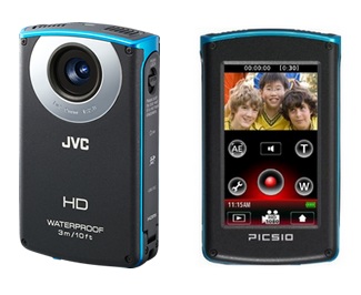 JVC PICSIO GC-WP10 Waterproof Full HD Pocket Camcorder