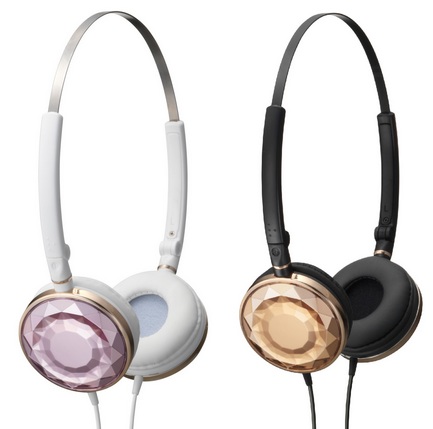 JVC-Victor HA-SP70 URBANE SWEET Headphones gold pink