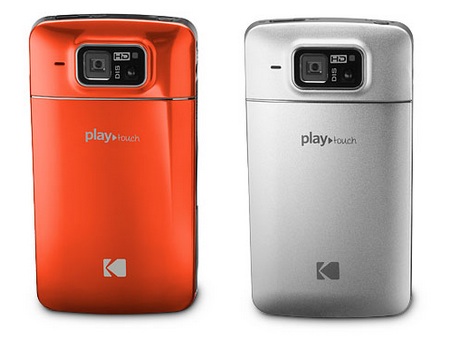 Kodak PLAYTOUCH Pocket Video Camcorder Cabana Orange and Chrome