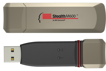 MXI Security Stealth M600 Encrypted USB Flash Drive with CESG CAPS Certification