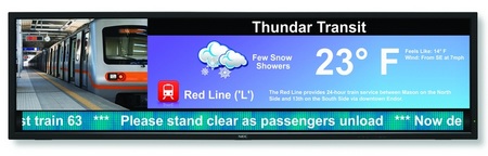 NEC X431BT Professional Bar-type LCD Display front