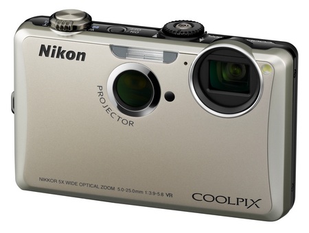 Nikon CoolPix S1100pj Projector Camera Silver