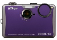 Nikon CoolPix S1100pj Projector Camera purple