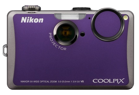 Nikon CoolPix S1100pj Projector Camera purple