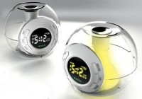 Orb Alarm Clock with Seven Color-changing Light Show