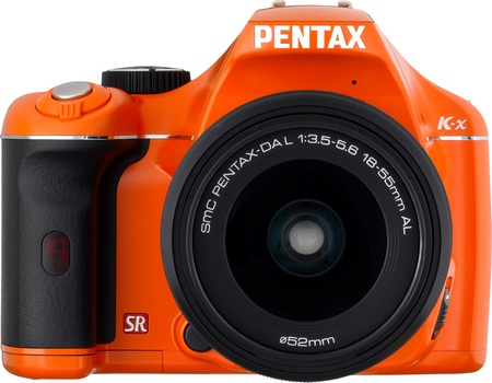 Pentax K-x DSLR orange