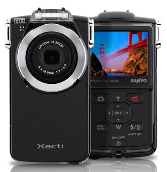 Sanyo Xacti VPC-PD2BK Pocket-Sized Dual Camera