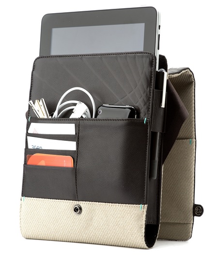 booq Boa Push iPad Bag packs all your necessities open