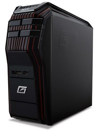 Acer Aspire Predator AG5900-N74FG Gaming PC angle