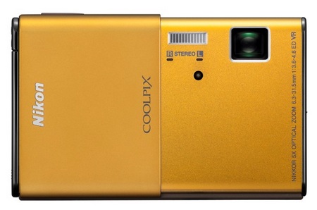 Nikon CoolPix S80 Camera with OLED Touchscreen gold