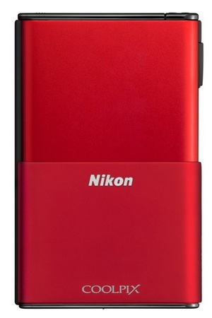 Nikon CoolPix S80 Camera with OLED Touchscreen red