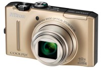 Nikon CoolPix S8100 Digital Camera gold