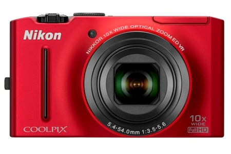 Nikon CoolPix S8100 Digital Camera red