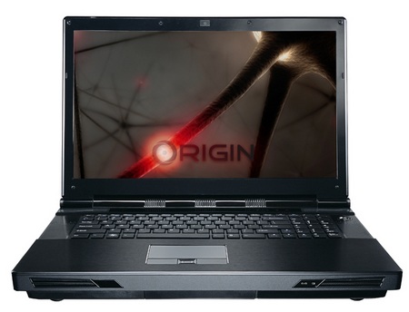 ORIGIN EON17 Gaming Notebook with Core i7-980X Desktop CPU and GeForce GTX480M front