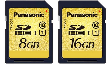 Panasonic RP-SDY08G and RP-SDY16G SDHC UHS-I Memory Cards