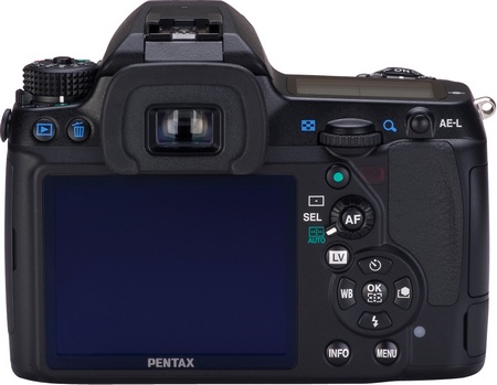 Pentax K-5 DSLR back