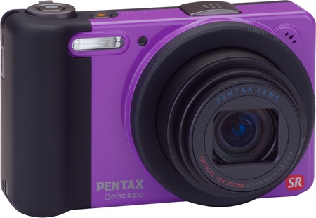 Pentax Optio RZ10 10x Zoom Camera violet