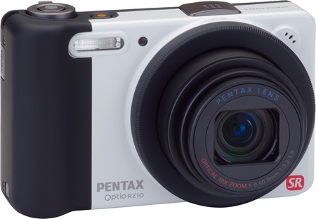 Pentax Optio RZ10 10x Zoom Camera white