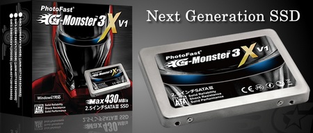 PhotoFast G-Monster 3XV1 SSD with up to 430MBs Read Speed