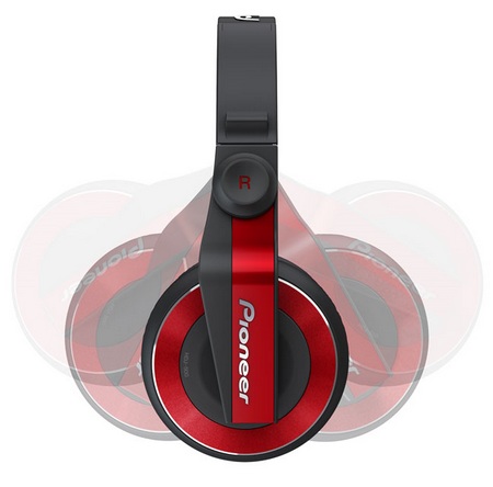 Pioneer HDJ-500 DJ Headphones rotatable earpiece