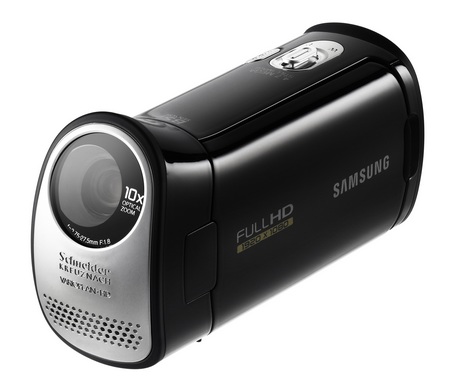 Samsung HMX-T10 Full HD Camcorder with 20-degree Slanted Lens