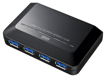 Sanwa USB-HGW410B USB 3.0 Hub