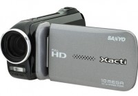 Sanyo Xacti VPC-GH4 Full HD Dual Camera with Thumb-Operable, 2-Position Record Buttons