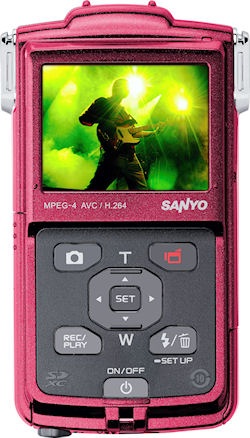 Sanyo Xacti VPC-PD1 Full HD Camcorder for Europe back