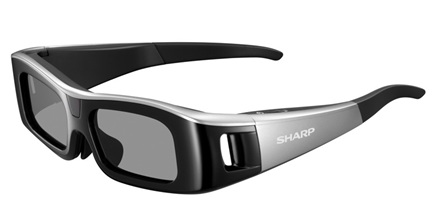 Sharp AQUOS Quattron 3D LE925 series 3D HDTVs 3d glasses