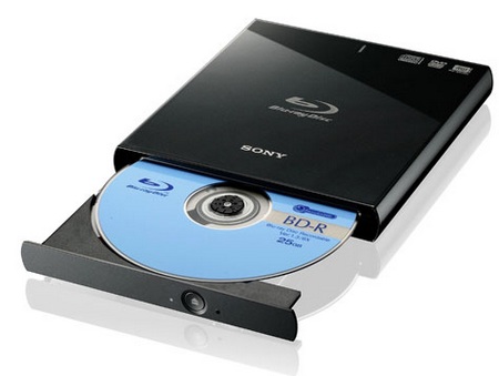 Sony BDX-S500U Slim External Blu-ray Burner with 3D Blu-ray Support