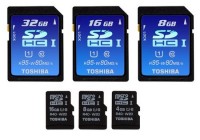 Toshiba SDHC UHS-I and microSDHC UHS-I Memory Cards