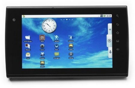 eLocity A7 Android Tablet front landscape