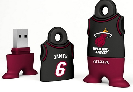 A-DATA NBA USB Flash Drives LeBron James Miami Heat