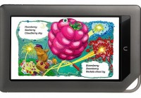 Barnes & Noble NOOKcolor e-book reader with color touchscreen landscape