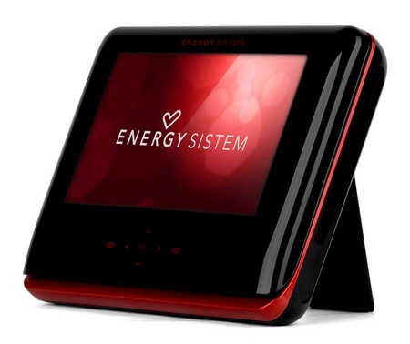 Energy Sistem M2700 Shift Ruby Red Portable DVD Player angle