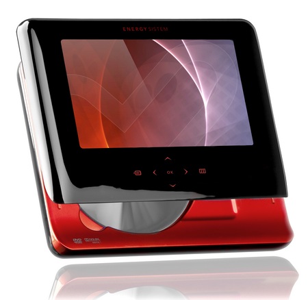 Energy Sistem M2700 Shift Ruby Red Portable DVD Player