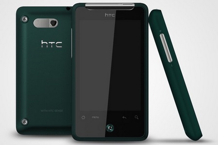 HTC Gratia Android phone deep green