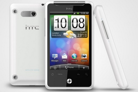 HTC Gratia Android phone white