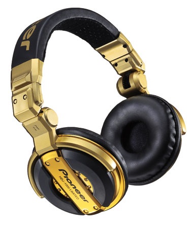 Pioneer HDJ-1000 Limited Edition Headphones gold