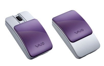 Sony VAIO VGP-BMS15 Bluetooth Slider Mouse with Interchangeable Cover