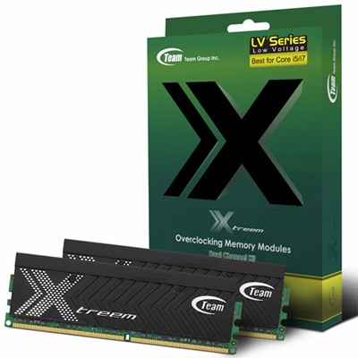 TEAM Xtreem LV DDR3 1866 2000 4 8GB dual-channel kits