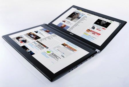 Acer ICONIA Dual-screen Tablet Notebook with Multitouch 1