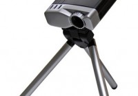 Aiptek PocketCinema T20 USB Pico Projector on tripod