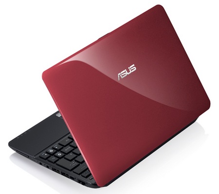 Asus Eee PC 1015T-MU17 Netbook packs AMD NILE V105 glossy red