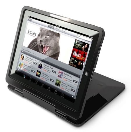 Crux Case Crux360 Clamshell-keyboard Case for iPad movie mode