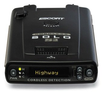 Escort SOLO S3 Cordless Radar Detector