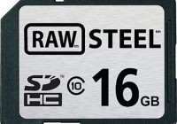 Hoodman RAW STEEL Rugged SDHC Memory Card.