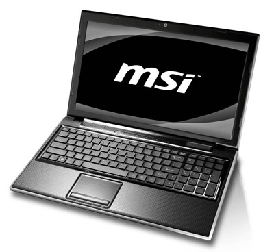 MSI FX600MX Notebook with Automatic Graphics Switching