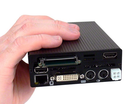 Stealth LittlePC LPC-100M UltraCompact Mini PC on hand