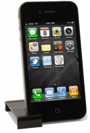 Ten One Design Pogo Stylus for iPhone 4 clip stand